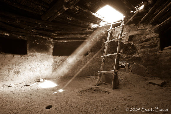 A kiva located in Slickhorn Canyon, Utah