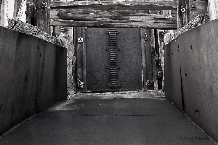 Talc mine located near Ibex Dunes, Death Valley National Park, California