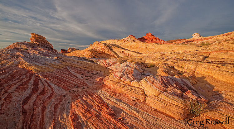 A colorful sunset in Nevada's Valley of Fire State Park