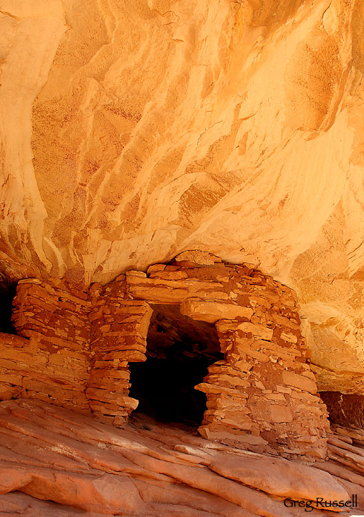 archaeology photo, anasazi granary, anasazi ruin photo, utah history, native american ruins