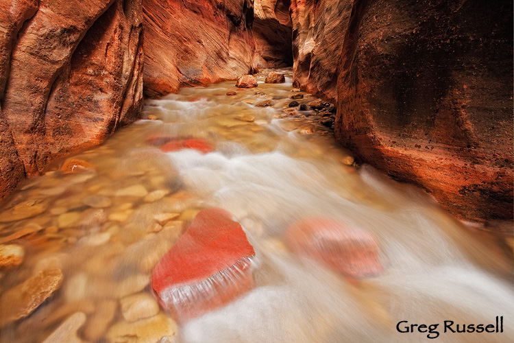 kanarra creek narrows, near kanarraville, utah