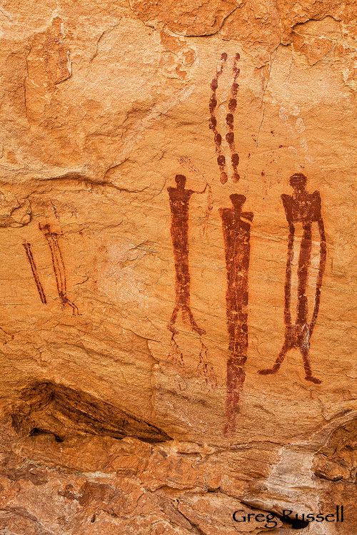 transformation panel in ochre alcove, san rafael swell, utah